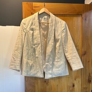Anne Klein Cream Women's Blazer